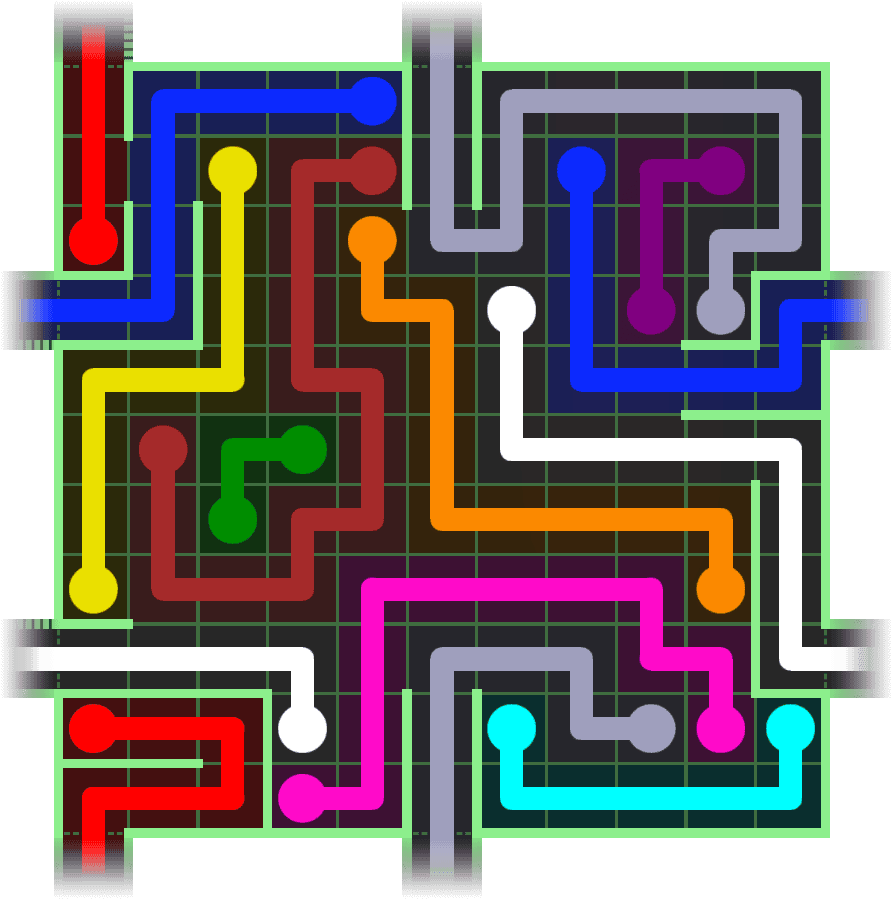 Flow Free Warps 2735 Solution