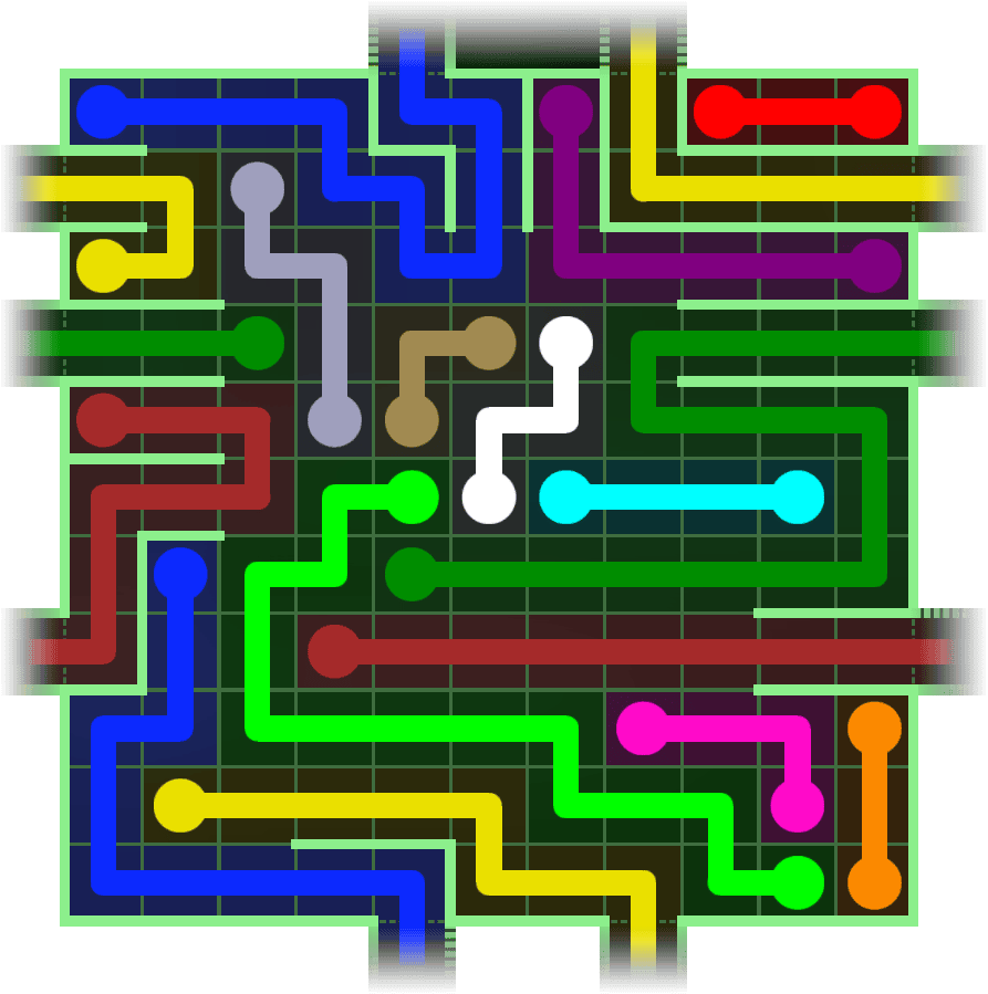 Flow Free Warps 2737 Solution