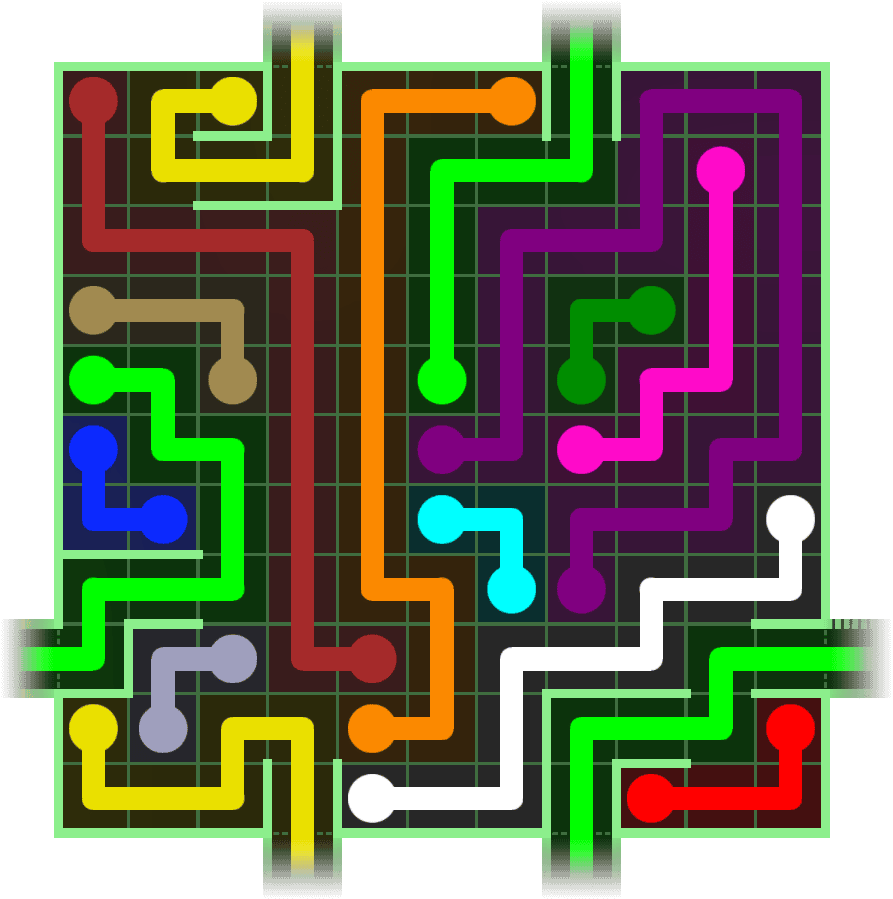 Flow Free Warps 2738 Solution