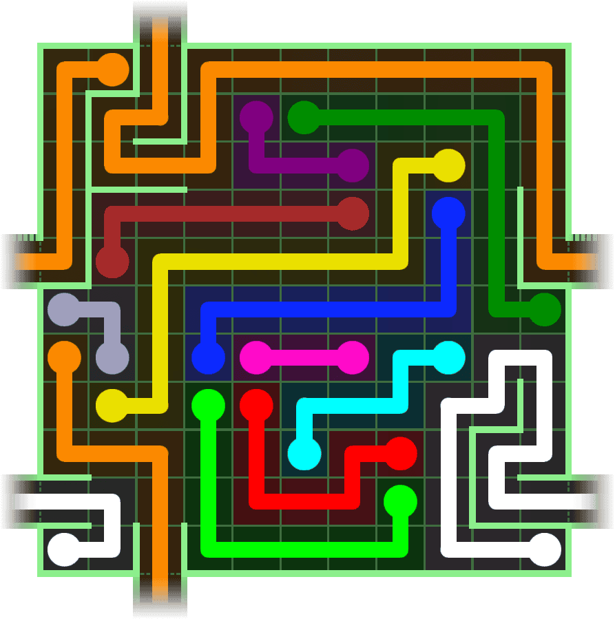 Flow Free Warps 2742 Solution