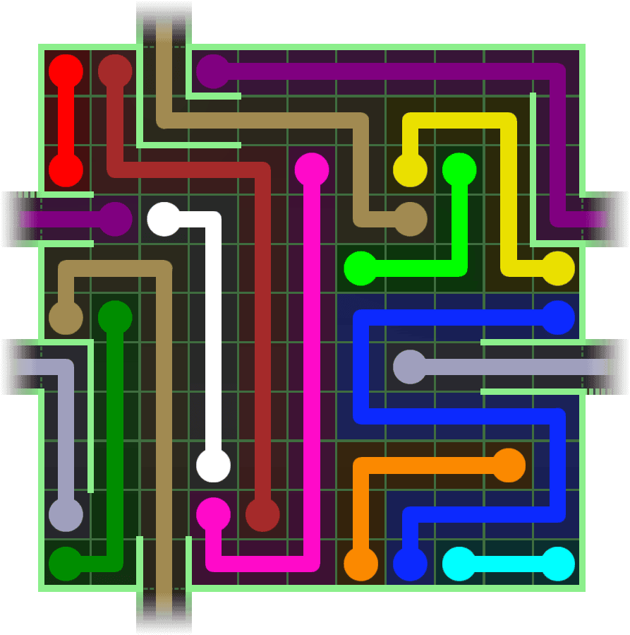 Flow Free Warps 2753 Solution