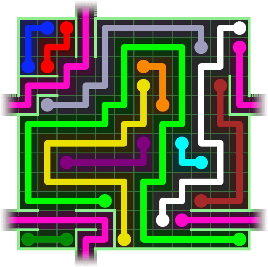 Flow Free Warps 2767 Solution