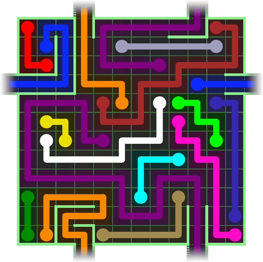 Flow Free Warps 2769 Solution