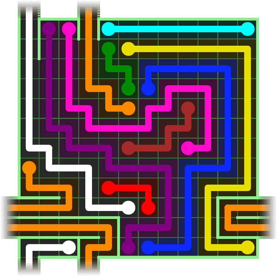 Flow Free Warps 2771 Solution