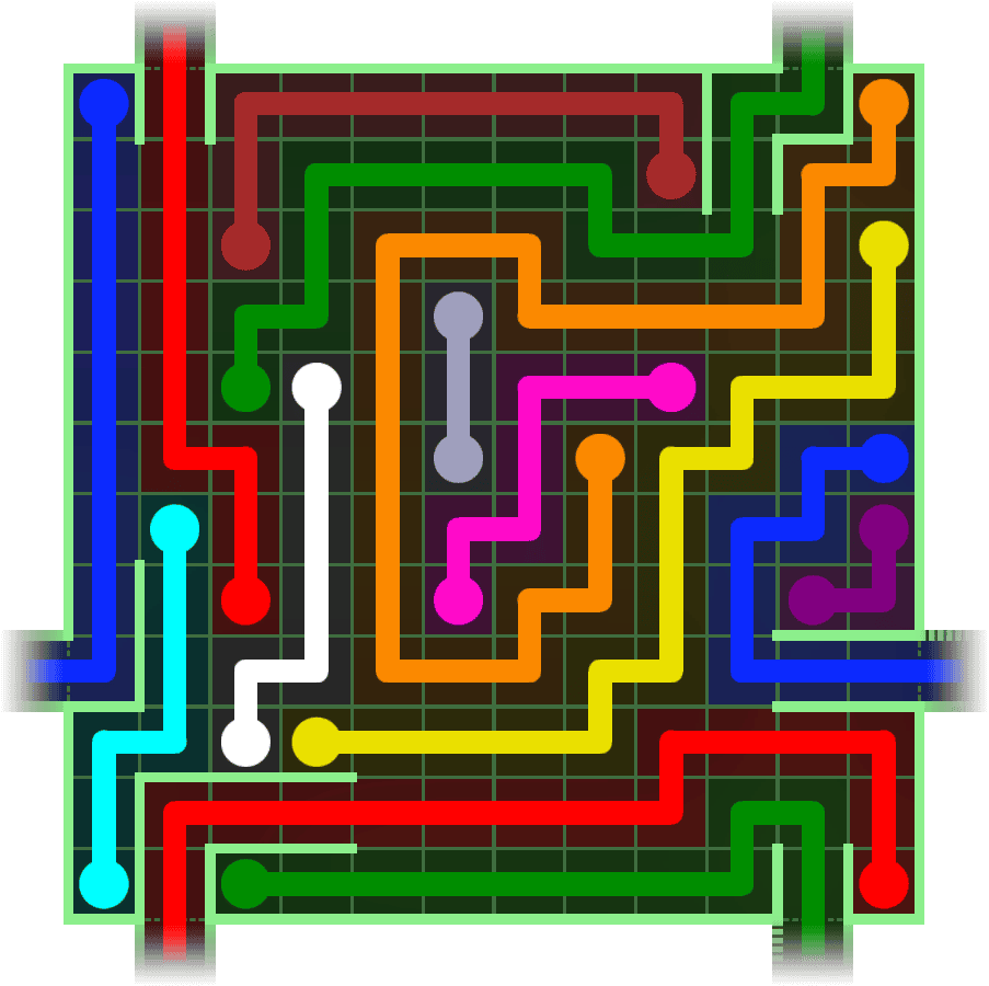 Flow Free Warps 2777 Solution