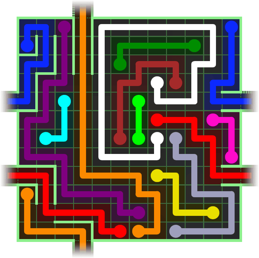 Flow Free Warps 2780 Solution