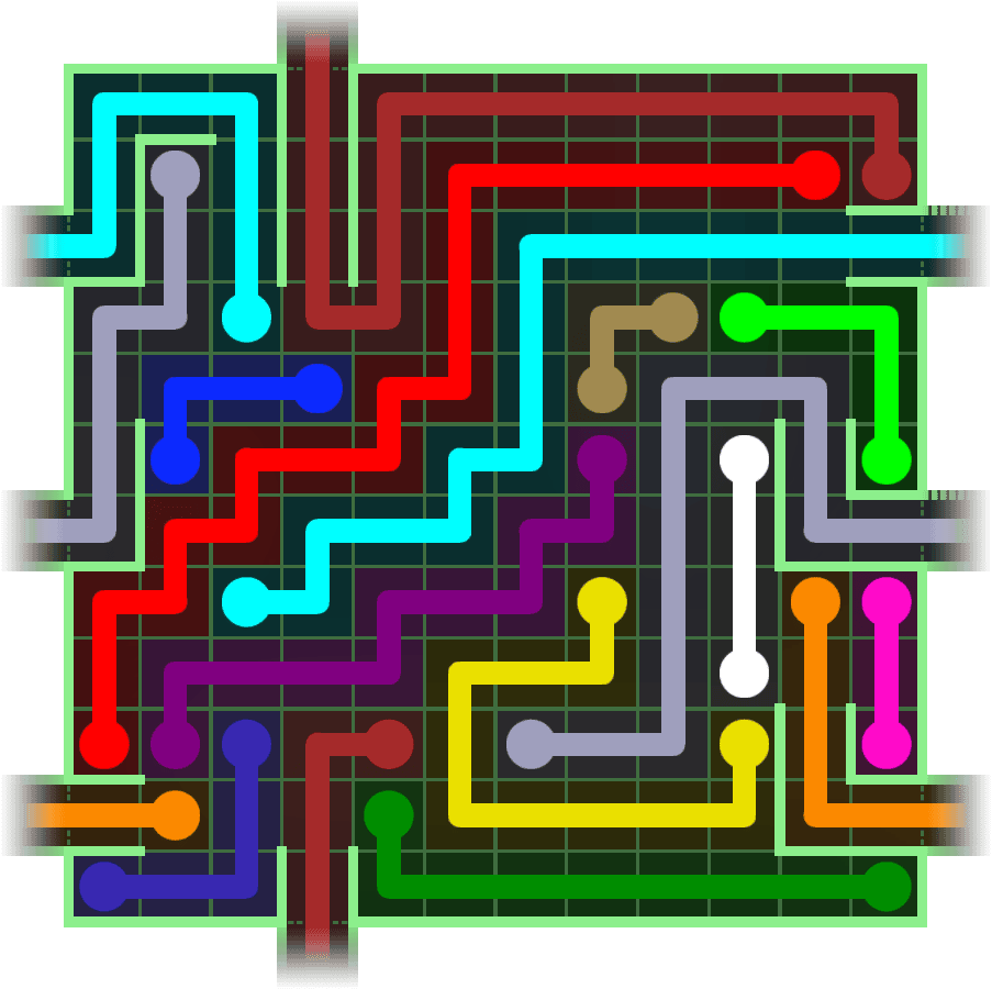 Flow Free Warps 2784 Solution