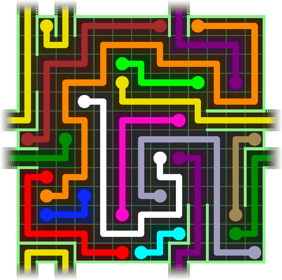 Flow Free Warps 2801 Solution