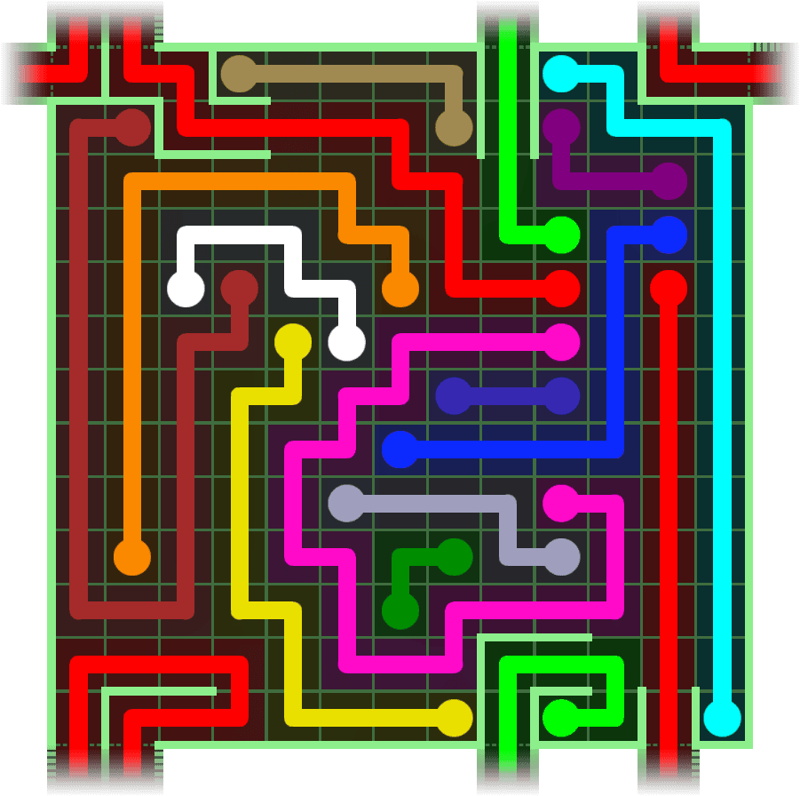 Flow Free Warps 2803 Solution