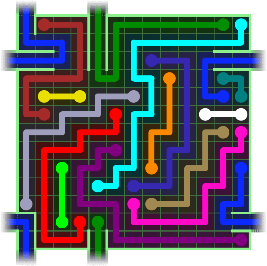 Flow Free Warps 2804 Solution