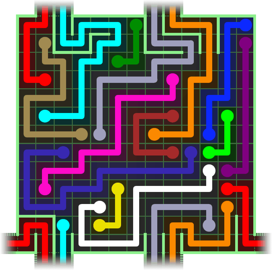 Flow Free Warps 2808 Solution