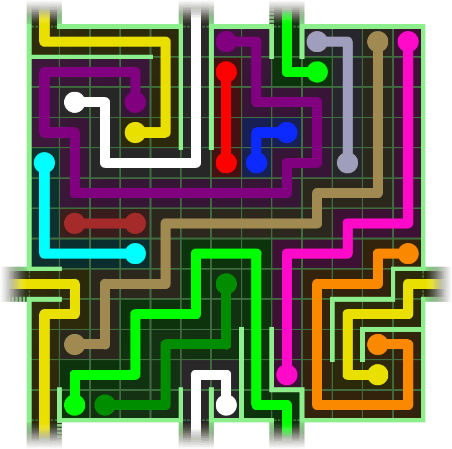 Flow Free Warps 2814 Solution