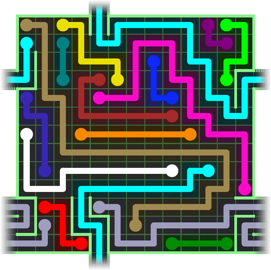 Flow Free Warps 2817 Solution