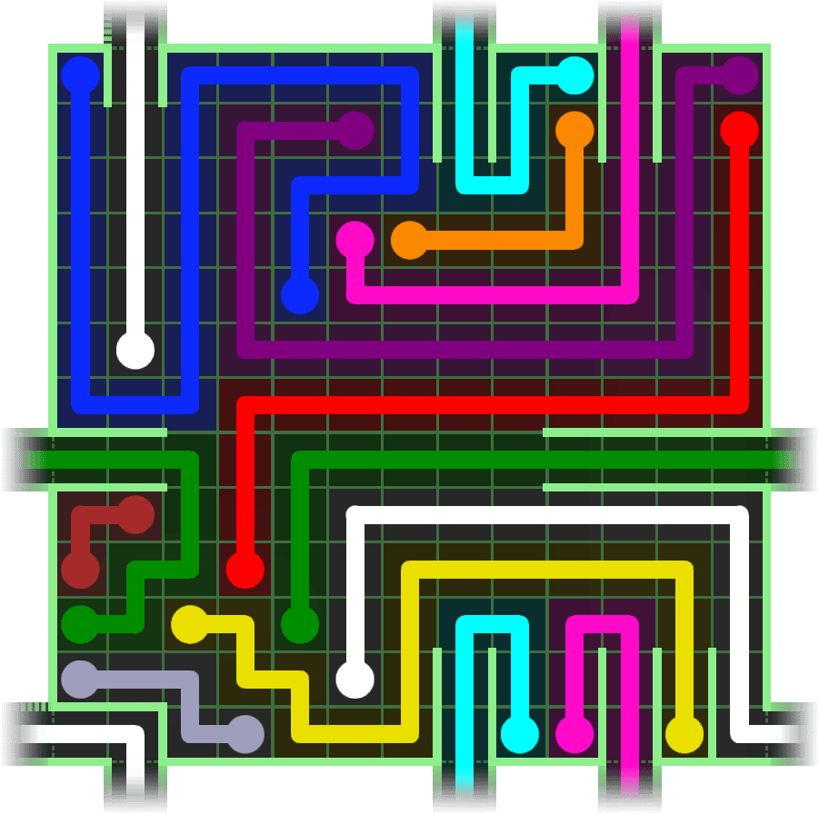 Flow Free Warps 2820 Solution