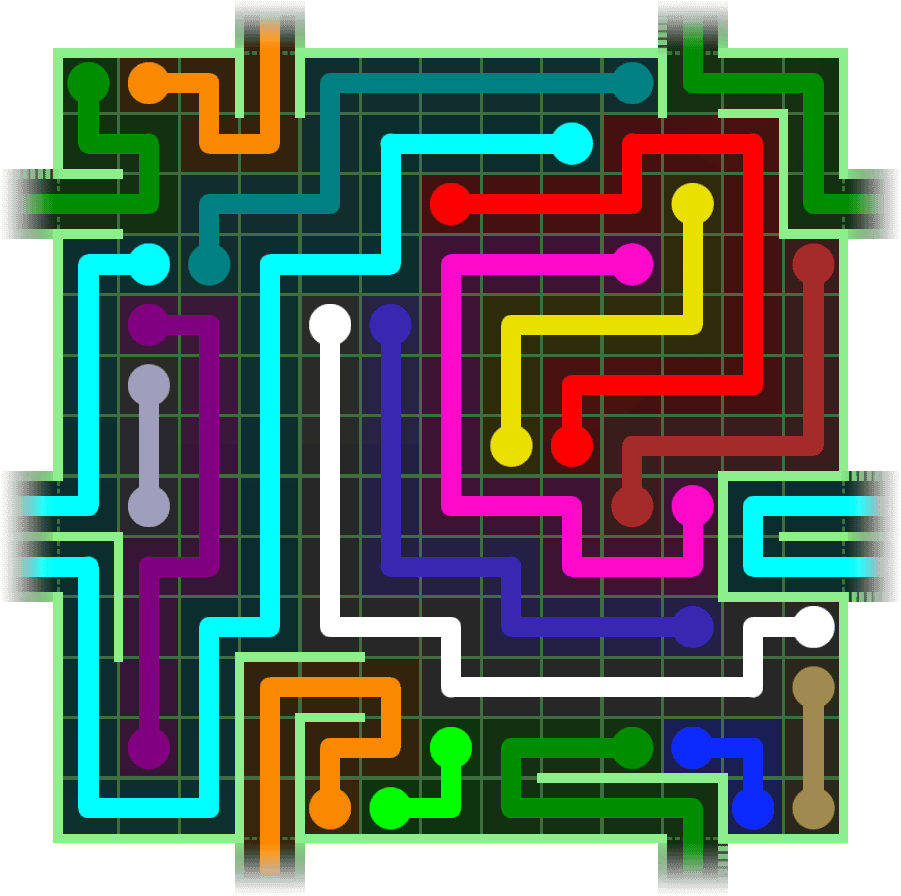 Flow Free Warps 2792 Solution