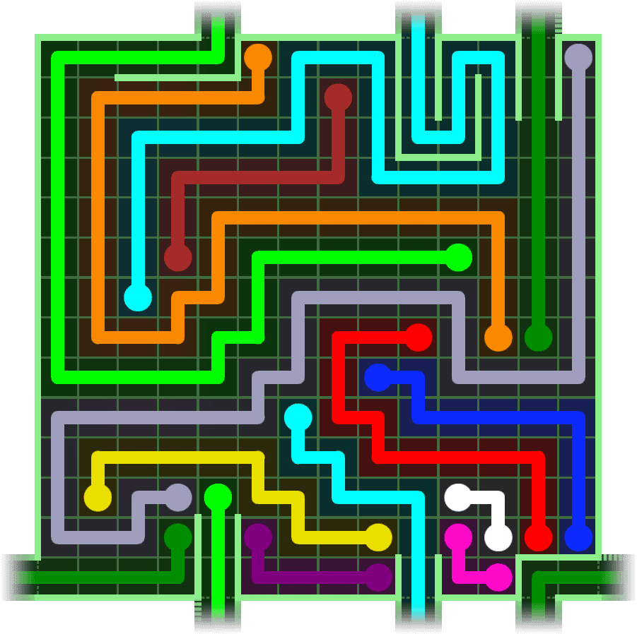 Flow Free Warps 2824 Solution