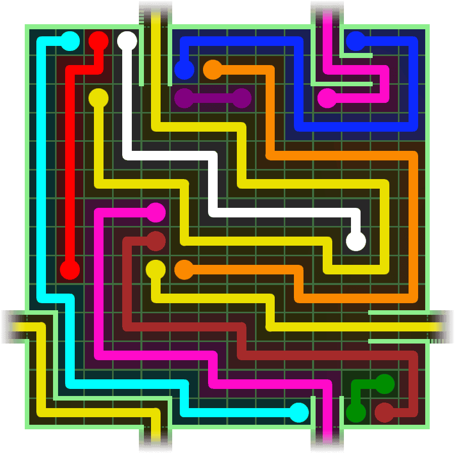 Flow Free Warps 2833 Solution