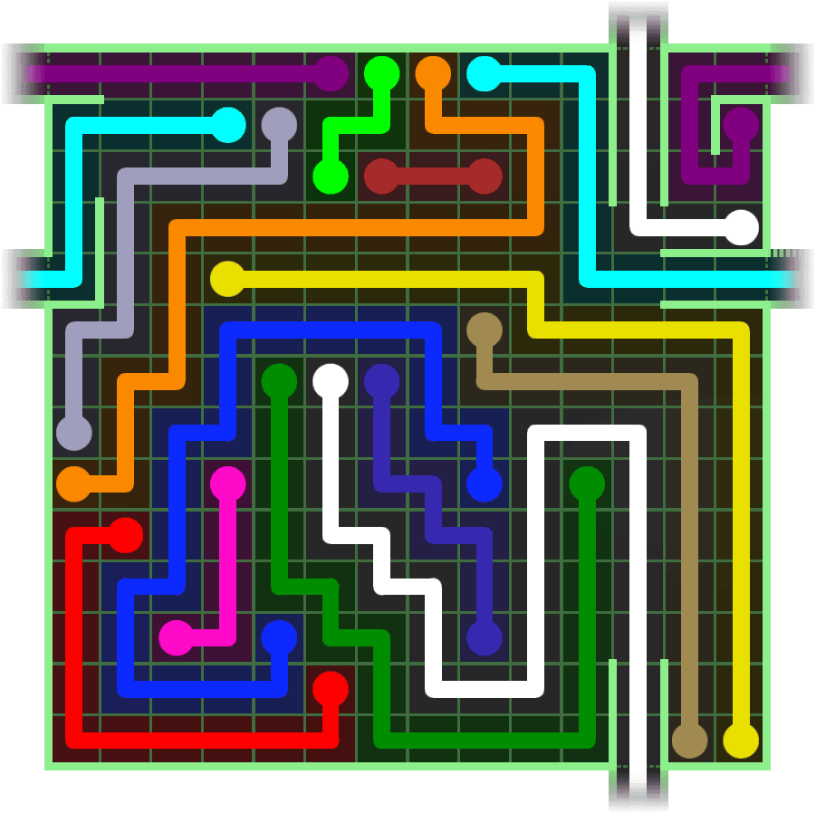 Flow Free Warps 2835 Solution