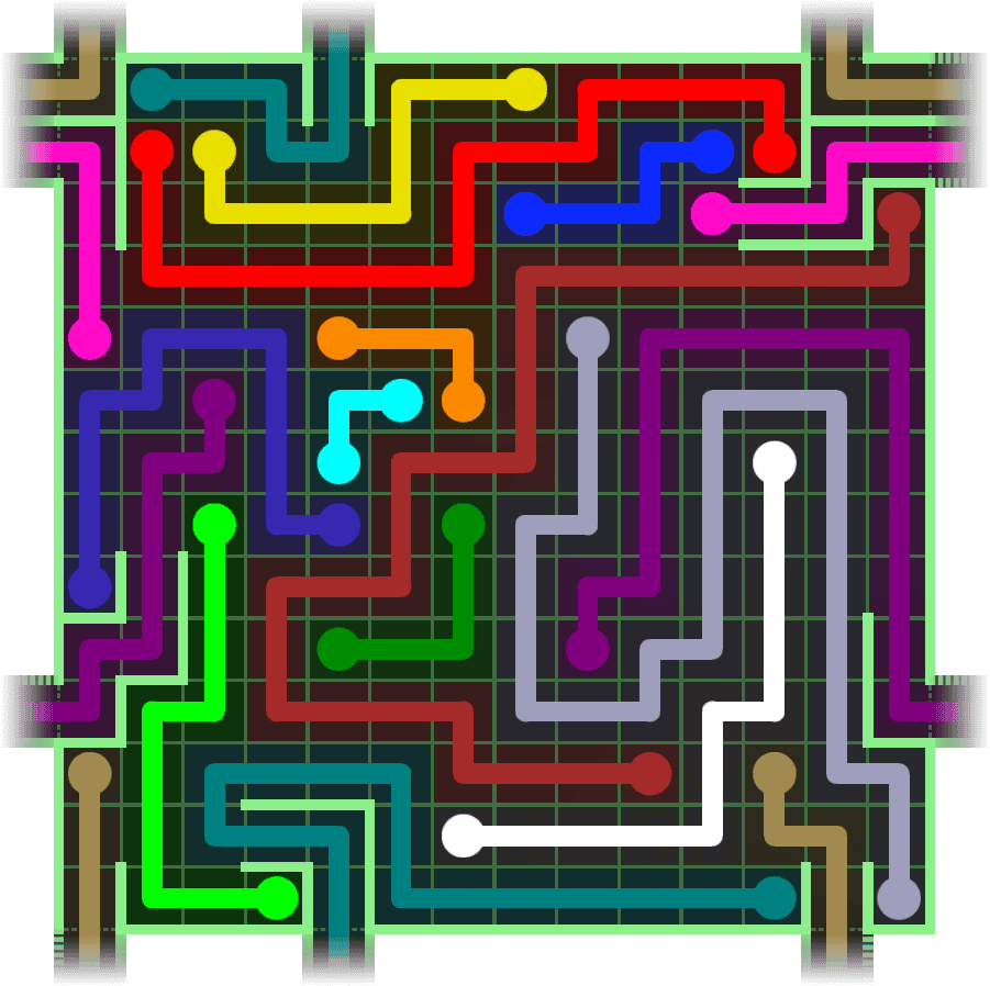 Flow Free Warps 2844 Solution