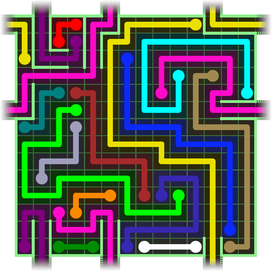 Flow Free Warps 2845 Solution