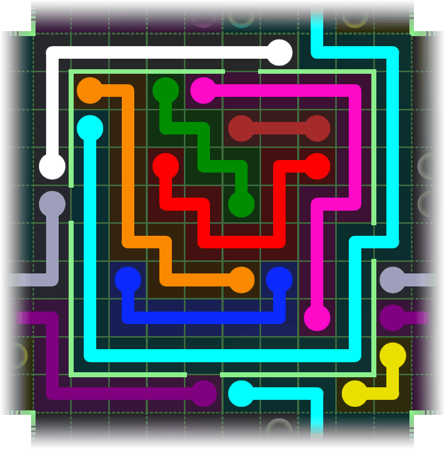 Flow Free Warps 2500 Solution