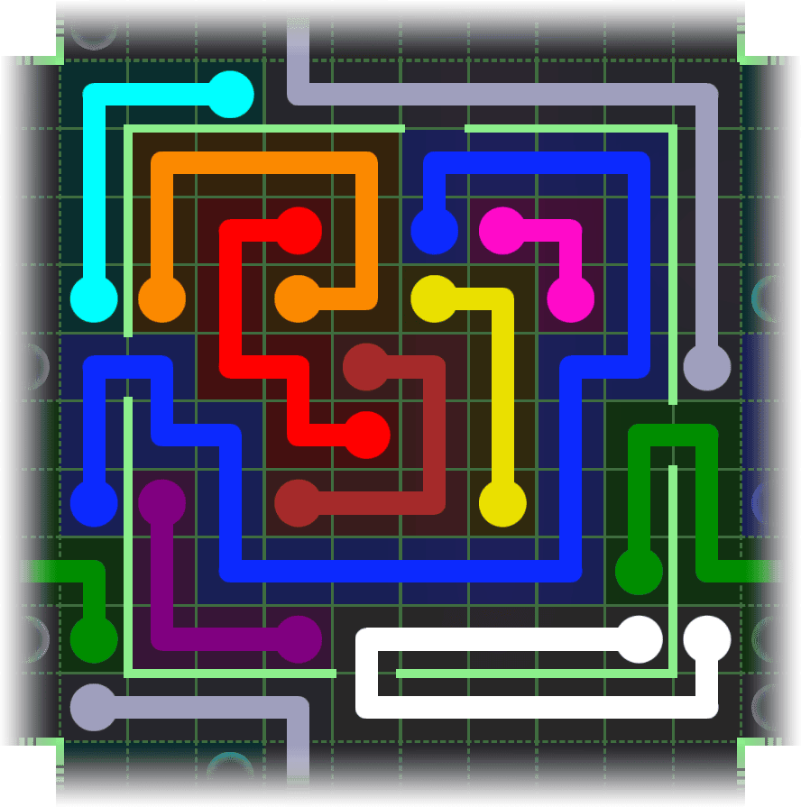 Flow Free Warps 2510 Solution