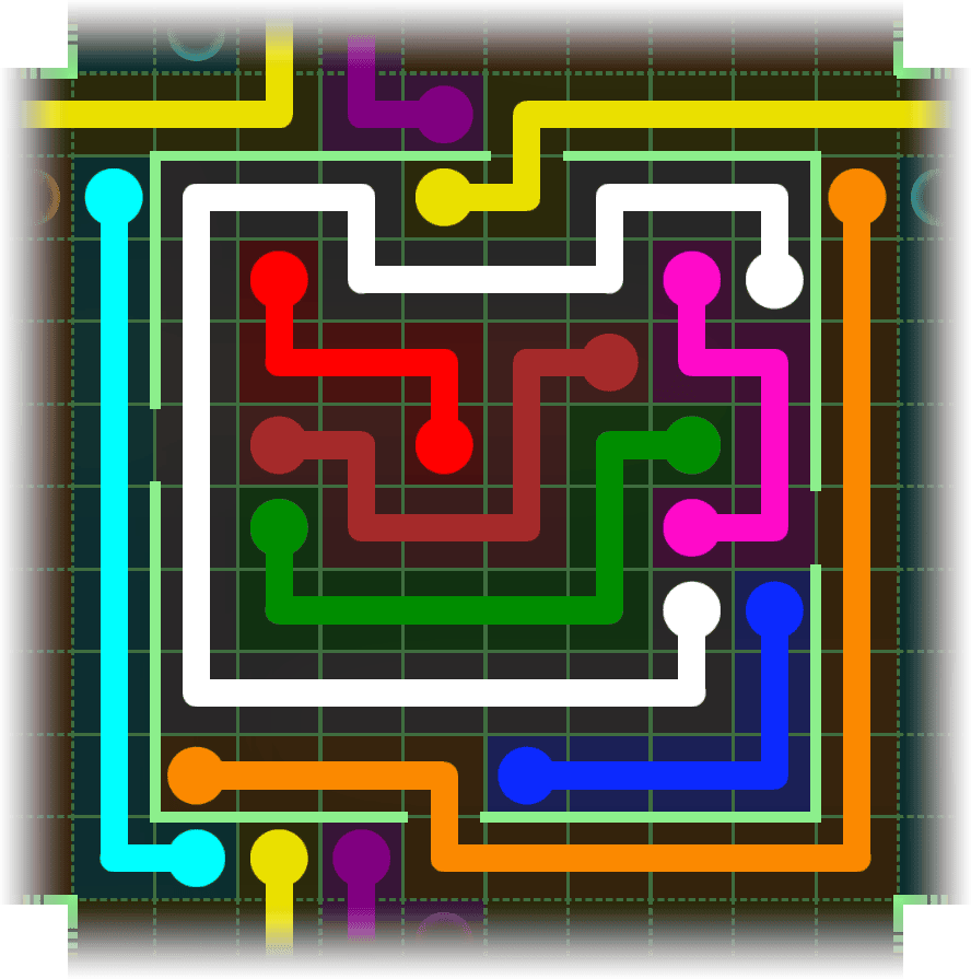 Flow Free Warps 2512 Solution