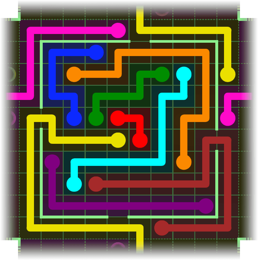 Flow Free Warps 2520 Solution