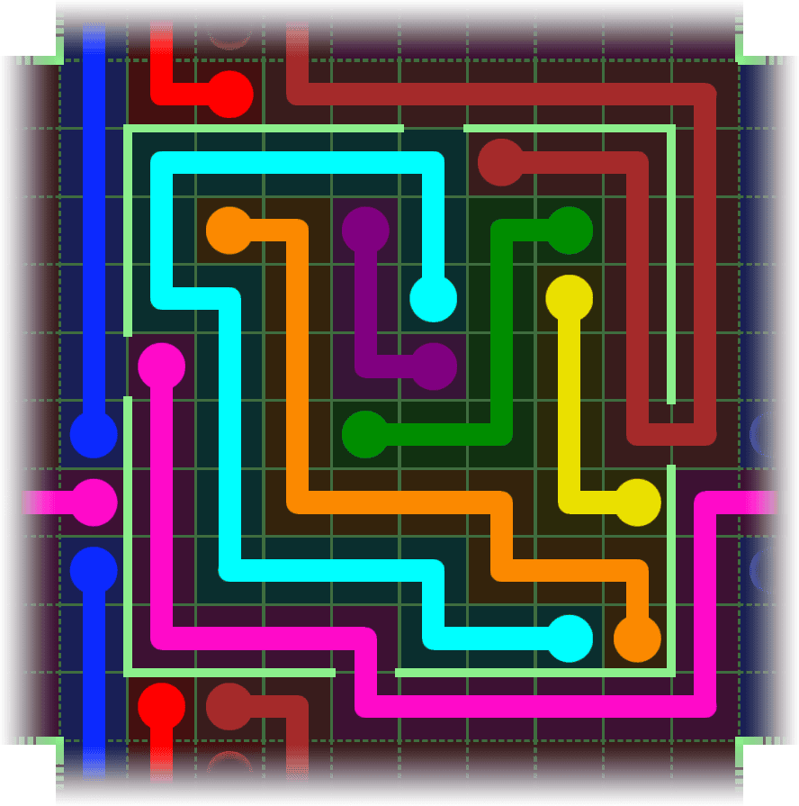 Flow Free Warps 2491 Solution