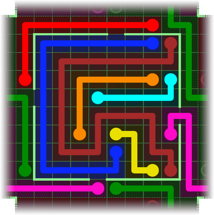 Flow Free Warps 2493 Solution