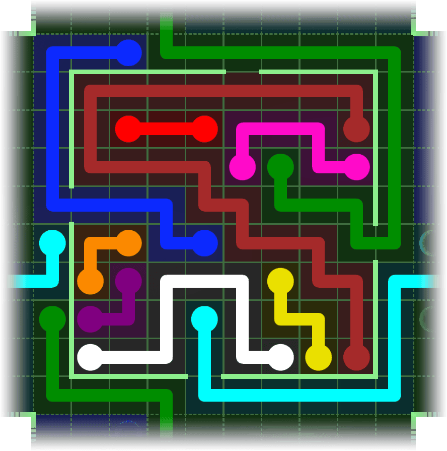 Flow Free Warps 2499 Solution