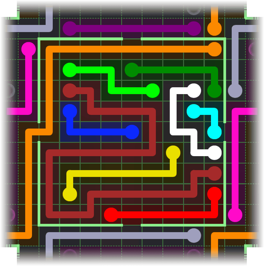 Flow Free Warps 2524 Solution