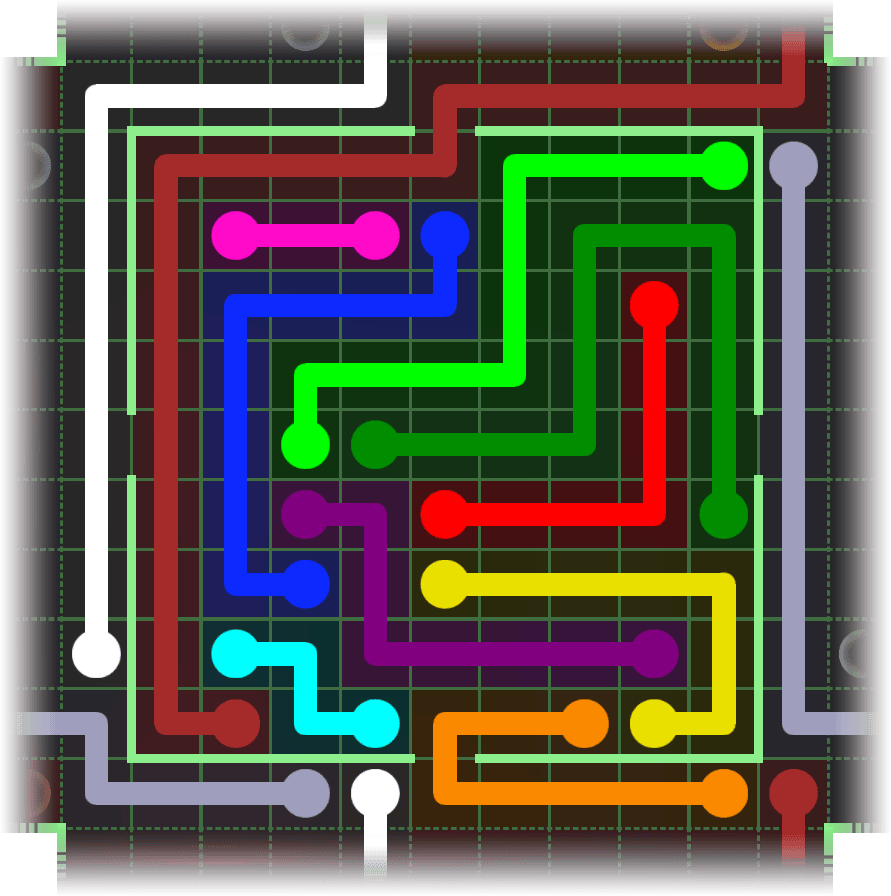 Flow Free Warps 2525 Solution