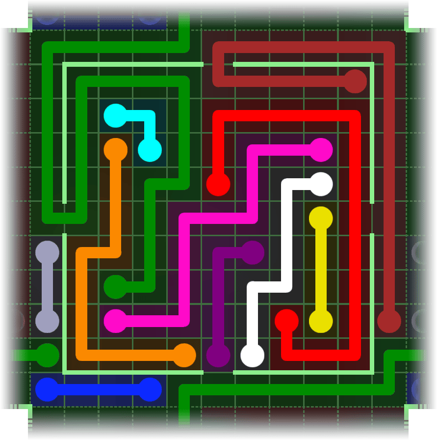 Flow Free Warps 2536 Solution