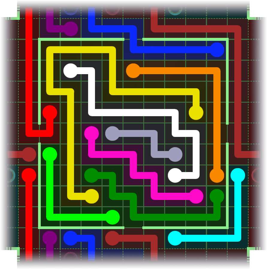 Flow Free Warps 2537 Solution