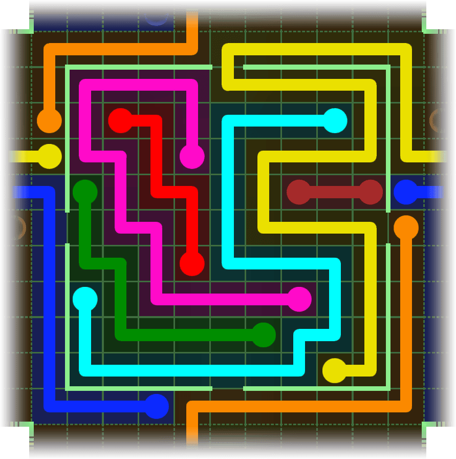 Flow Free Warps 2539 Solution