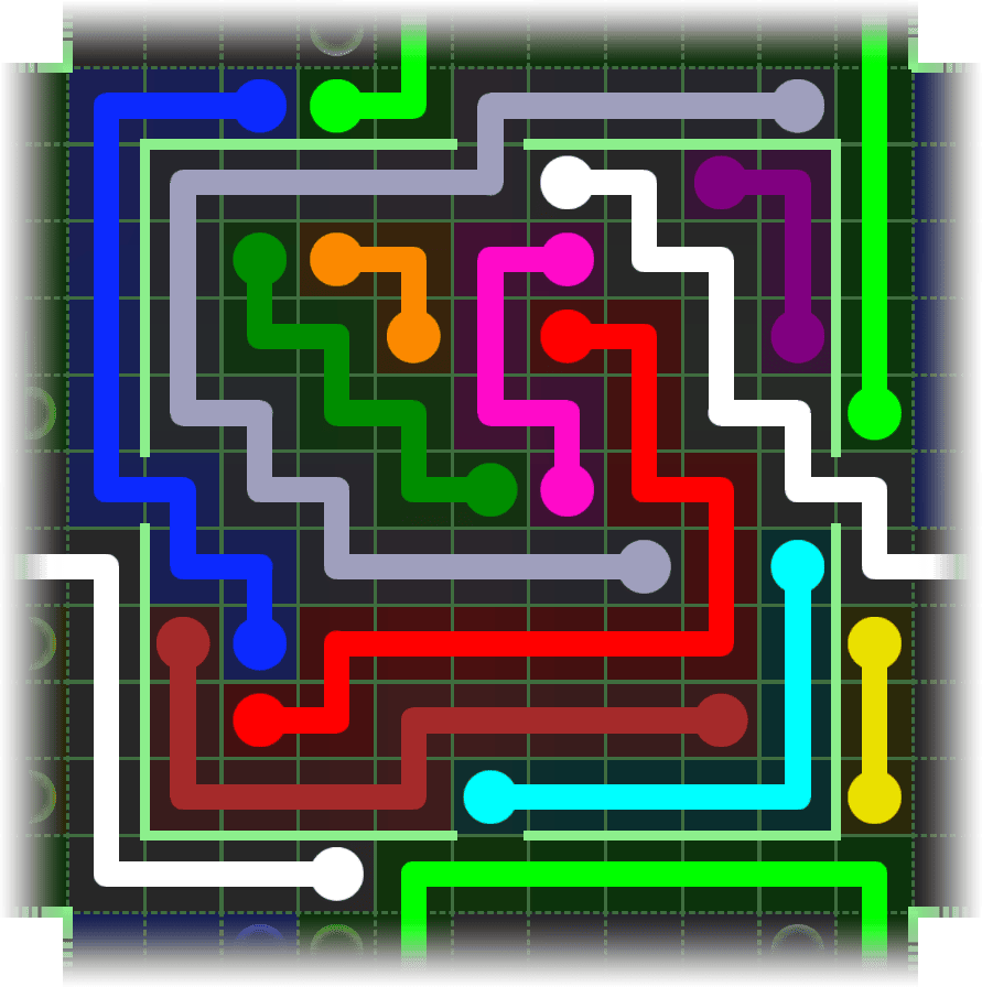 Flow Free Warps 2543 Solution