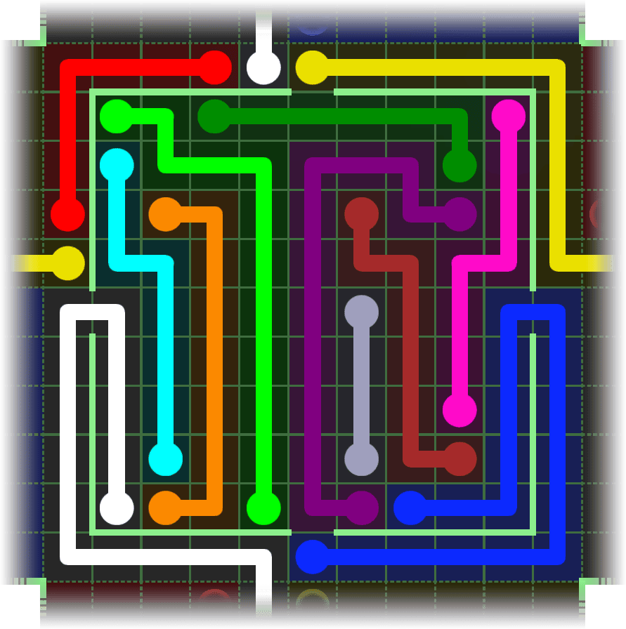 Flow Free Warps 2544 Solution