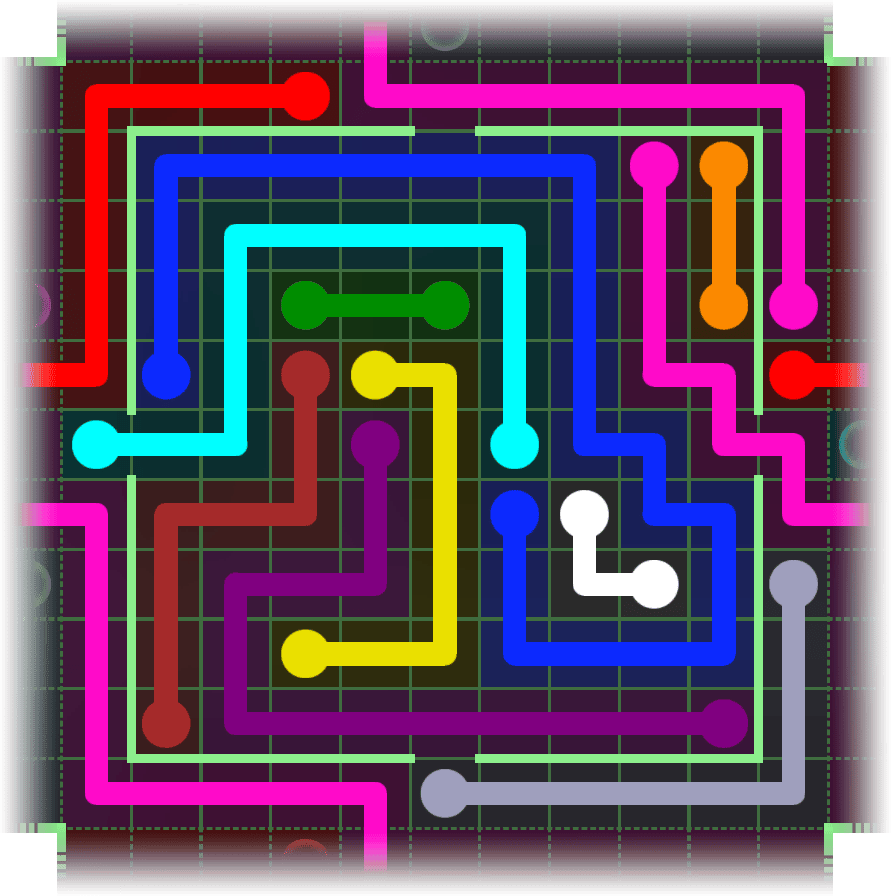 Flow Free Warps 2545 Solution