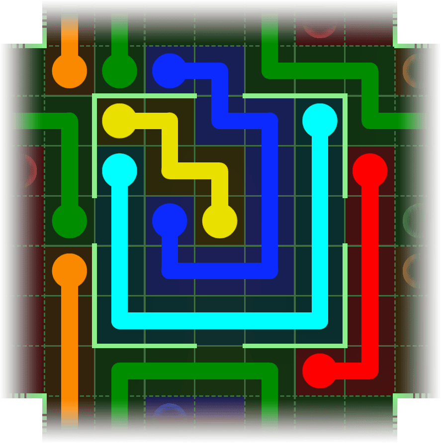 Flow Free Warps 2421 Solution