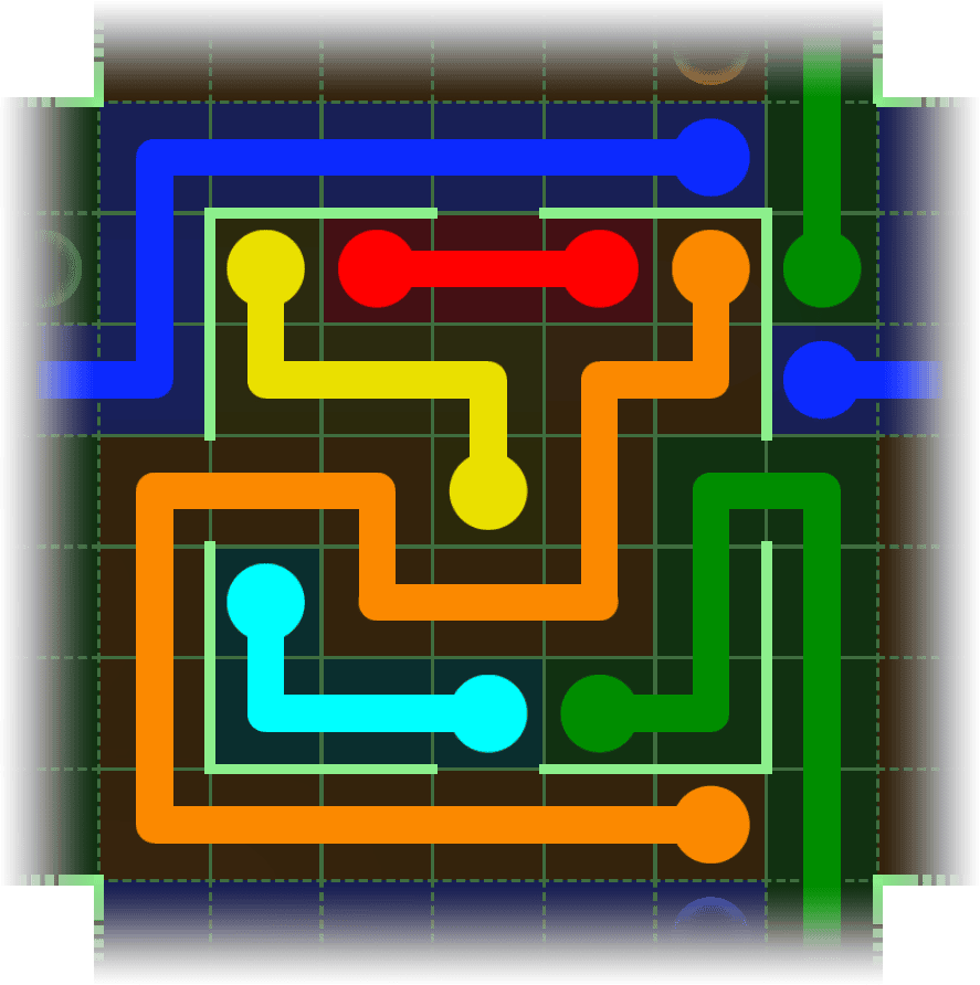 Flow Free Warps 2423 Solution