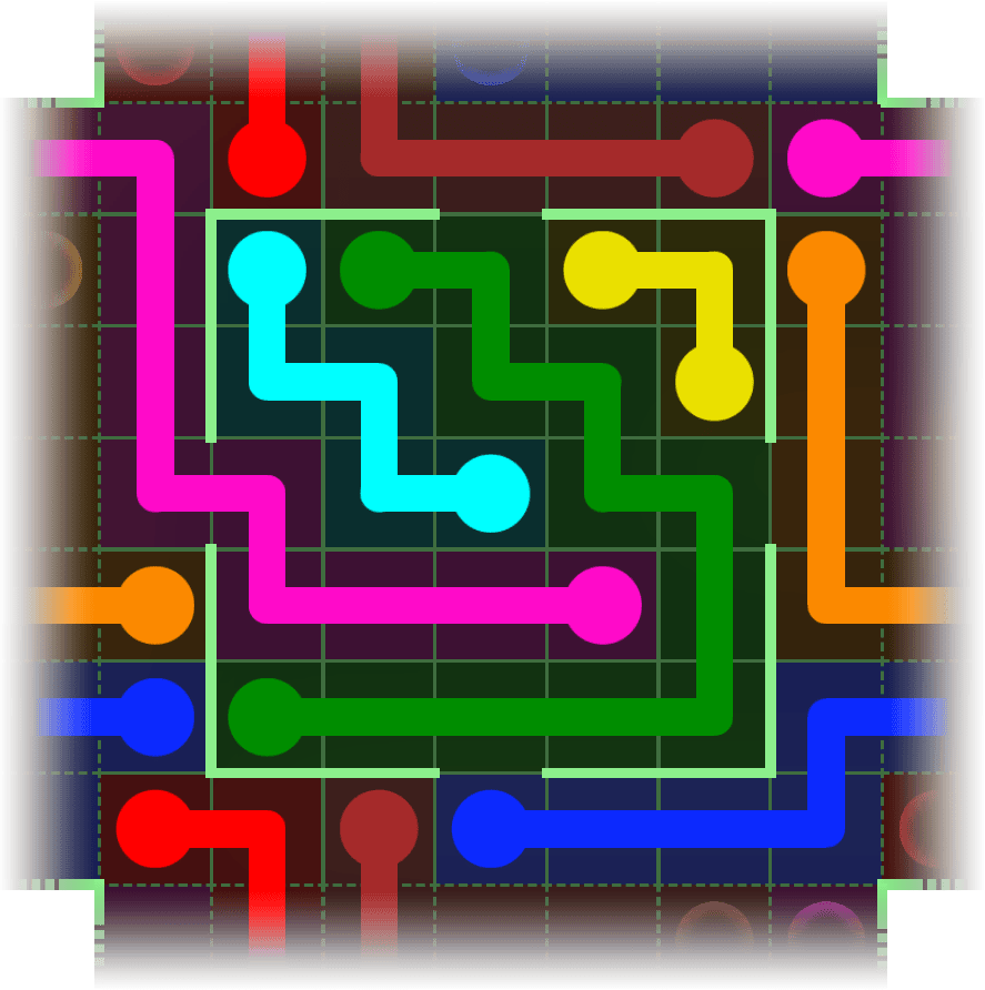 Flow Free Warps 2428 Solution