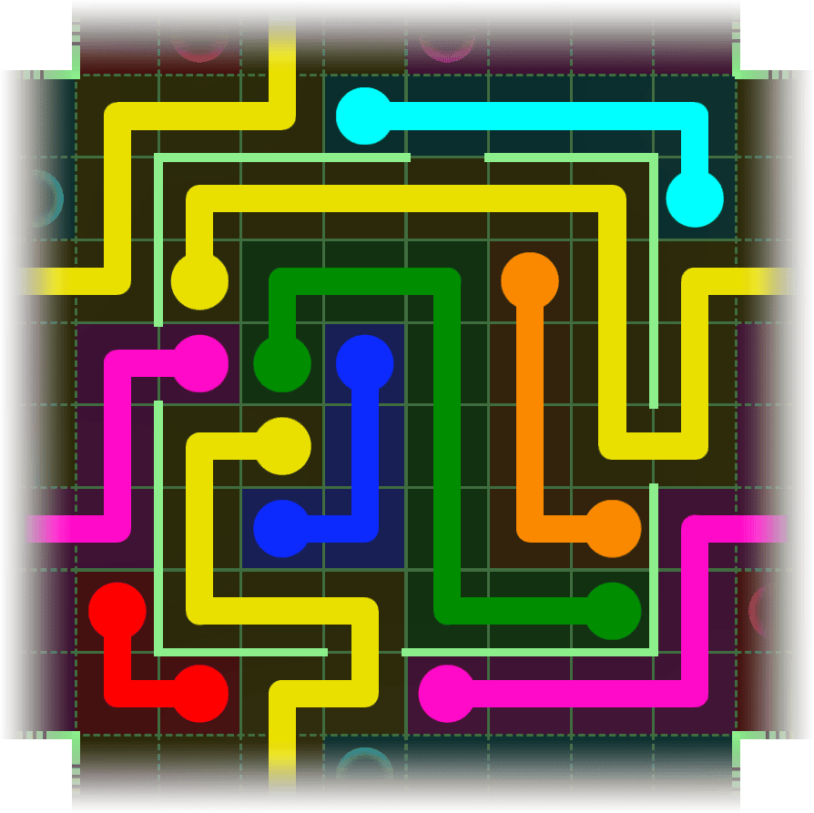 Flow Free Warps 2432 Solution