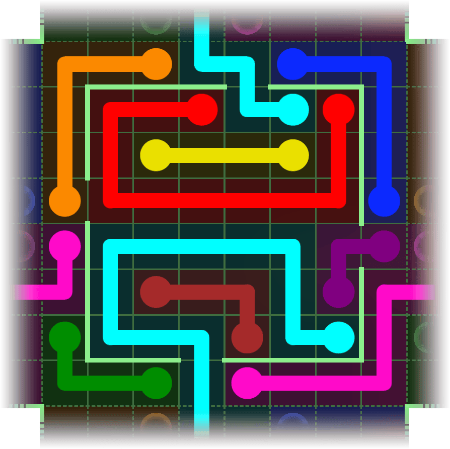 Flow Free Warps 2437 Solution