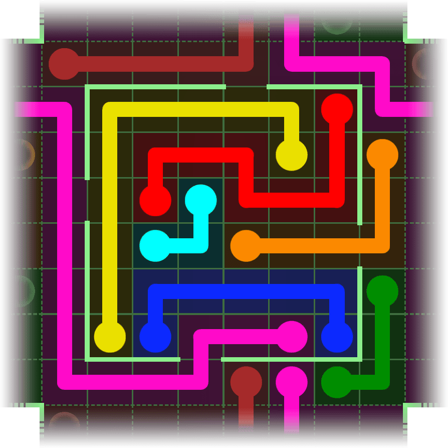 Flow Free Warps 2440 Solution