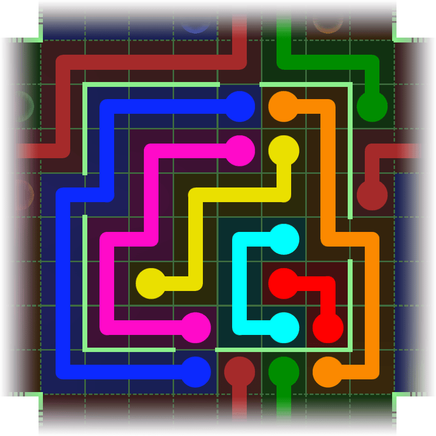 Flow Free Warps 2442 Solution