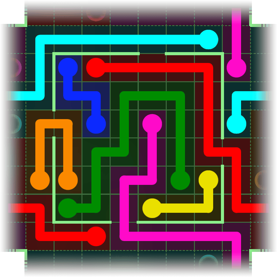 Flow Free Warps 2444 Solution