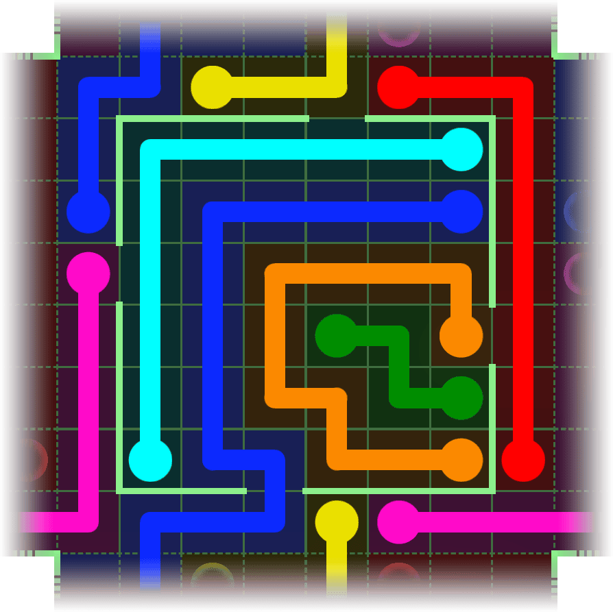 Flow Free Warps 2449 Solution