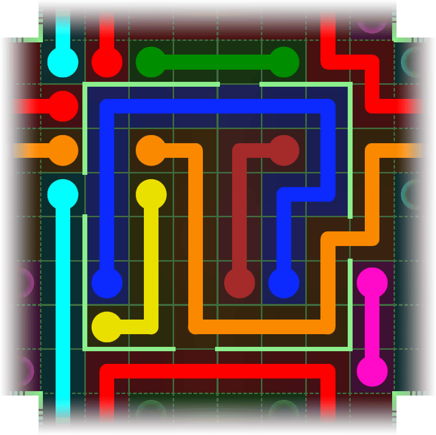 Flow Free Warps 2450 Solution