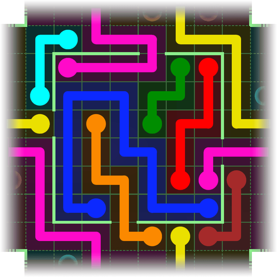 Flow Free Warps 2451 Solution